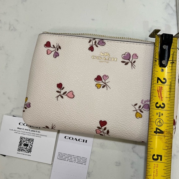 Coach Black and Tan Wallet with Zip Closure - Picture 7 of 8